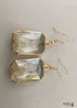 Boho Earrings, RH Dangle Earrings, Gold Crystal Plum Blossom